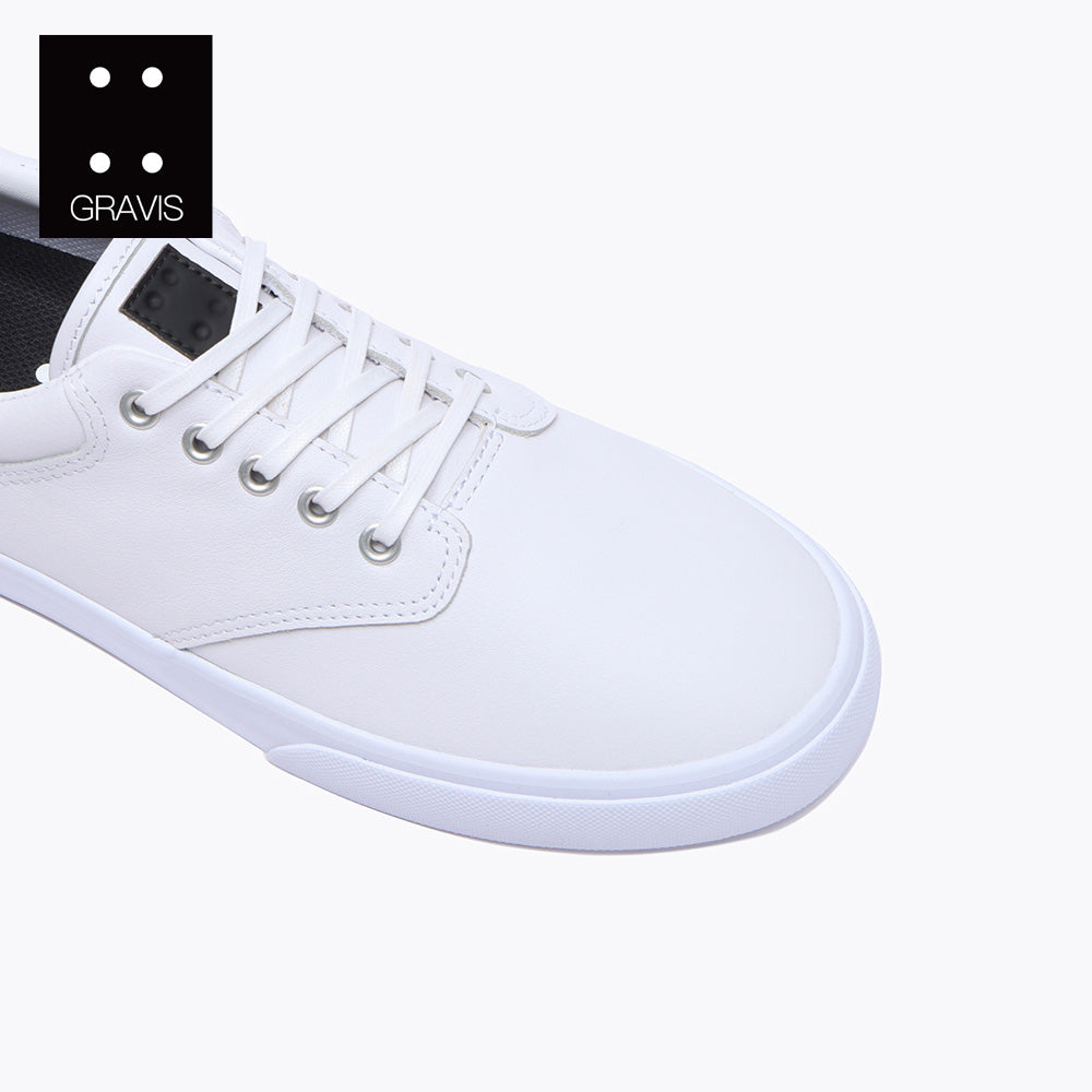 GRAVIS FILTER LEATHER WHITE WHITE