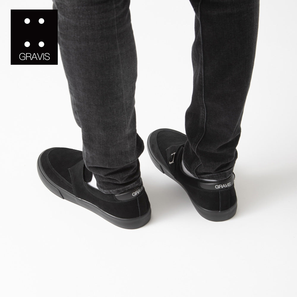 GRAVIS REVERSE MONK STRAP BLACK BLACK