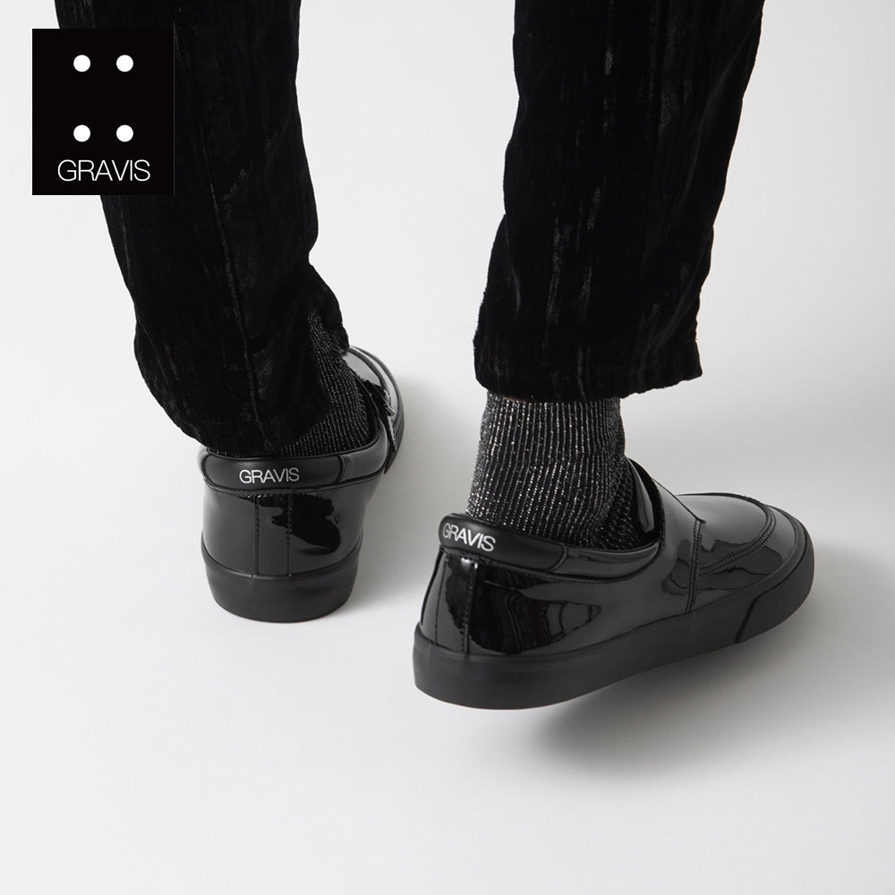 GRAVIS REVERSE MONK STRAP E.BLACK BLACK