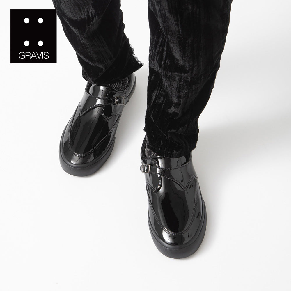 GRAVIS REVERSE MONK STRAP E.BLACK BLACK