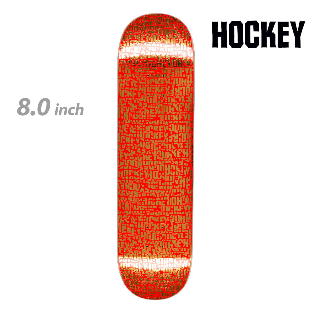 HOCKEY Torn shape 1 Gold Holo Foil 8.0" x 31.66" 14" Wheel Base.