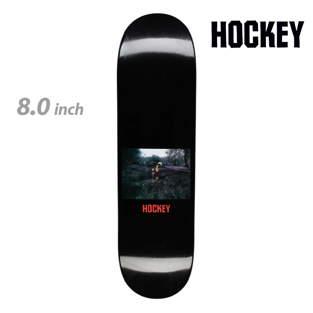 HOCKEY Farm Kids shape 1 - 8.0 Black Paint Full Dip 8.0" x 31.66" 14" Wheel Base.