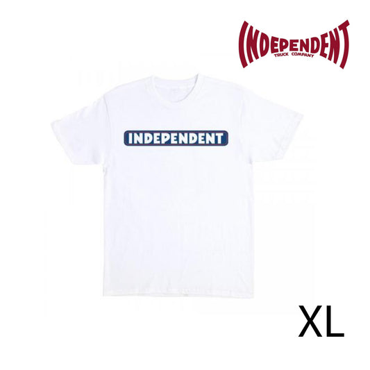 INDEPENDEN TRUCKS TEE SS-T BAR LOGO 25SP WHITE XL