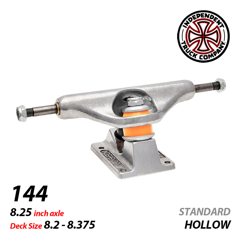 144 STAGE 11 HOLLOW SILVER STANDARD SKATEBOARD TRUCKS