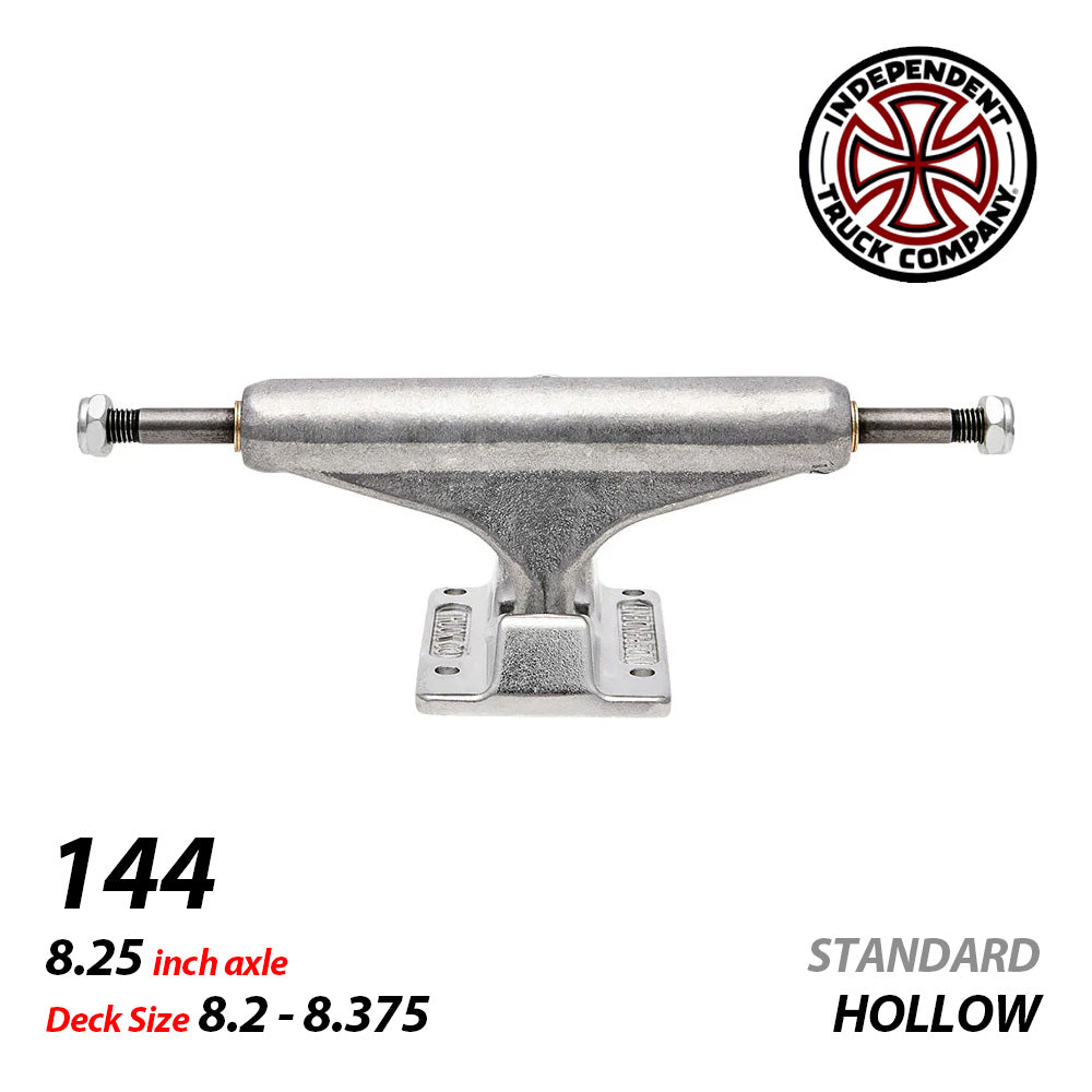 144 STAGE 11 HOLLOW SILVER STANDARD SKATEBOARD TRUCKS
