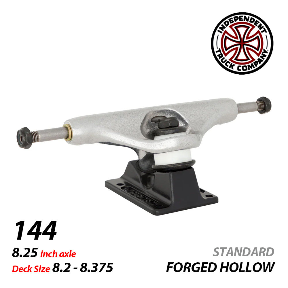 144 STAGE 11 FORGED HOLLOW BTG SUMMIT SILVER BLACK SKATEBOARD TRUCKS