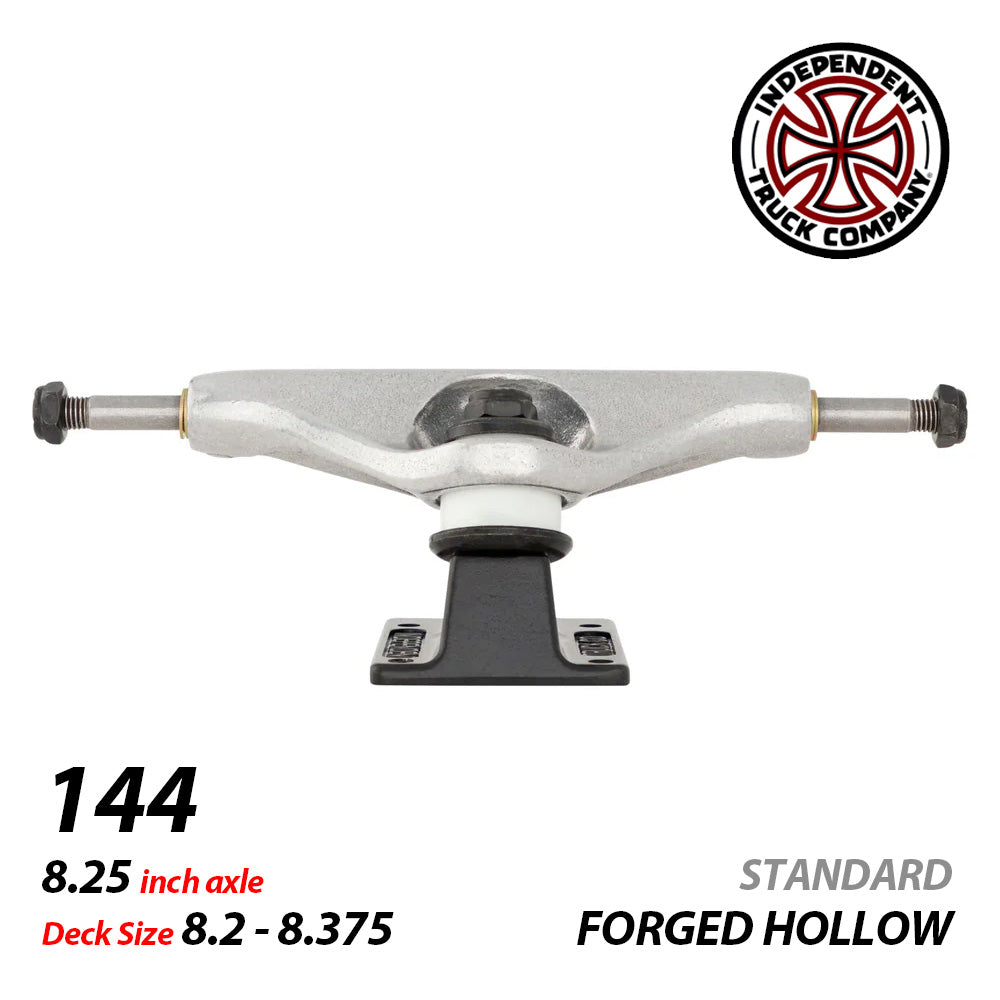 144 STAGE 11 FORGED HOLLOW BTG SUMMIT SILVER BLACK SKATEBOARD TRUCKS