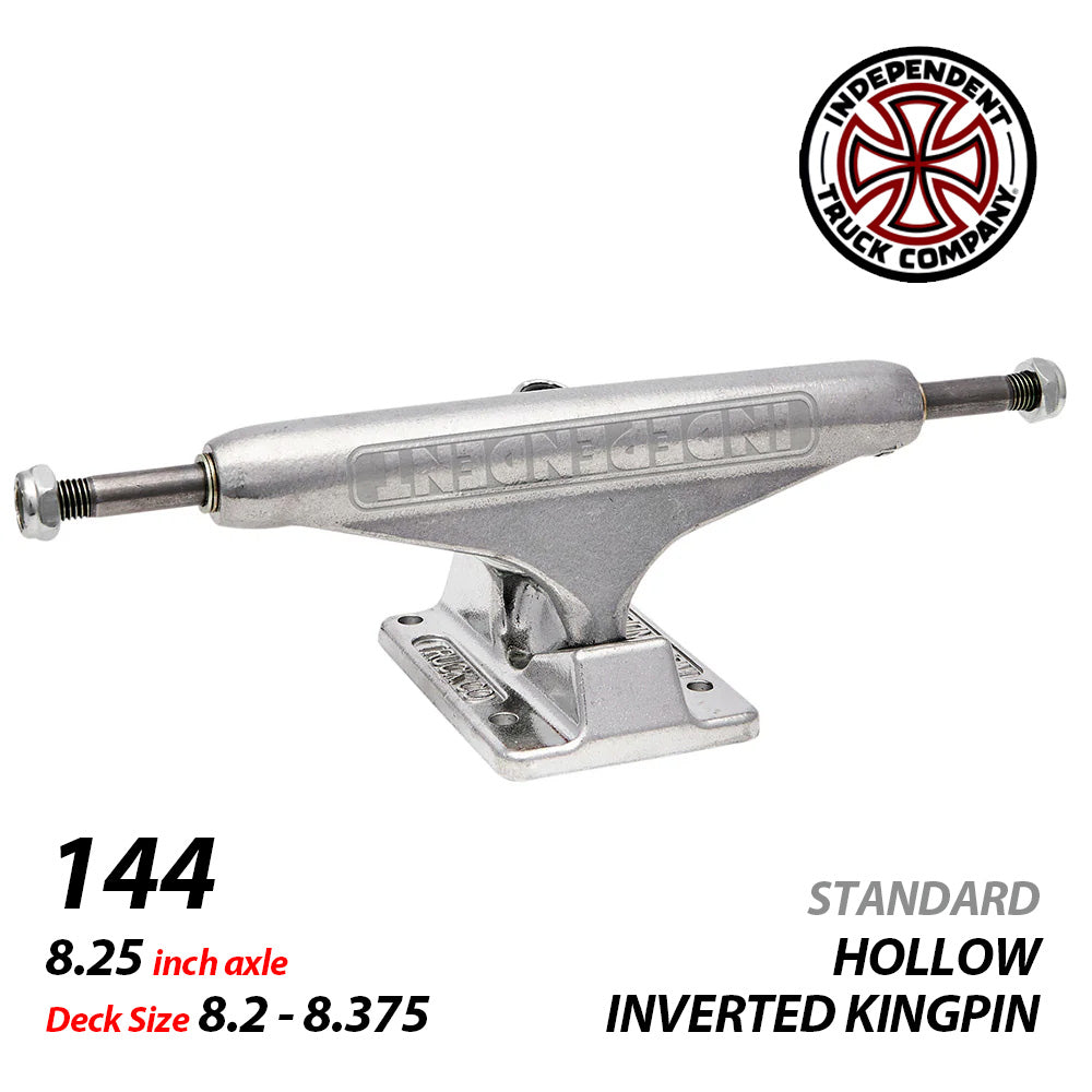 144 HOLLOW IKP BAR POLISHED SILVER STANDARD TRUCKS STAGE11