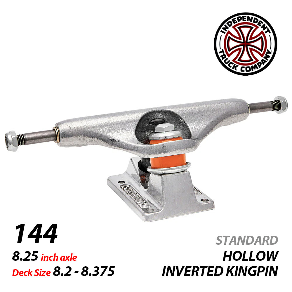 144 HOLLOW IKP BAR POLISHED SILVER STANDARD TRUCKS STAGE11