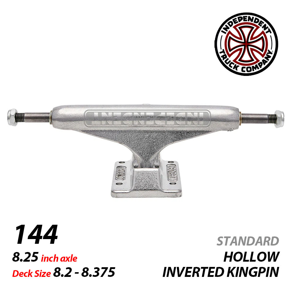 144 HOLLOW IKP BAR POLISHED SILVER STANDARD TRUCKS STAGE11