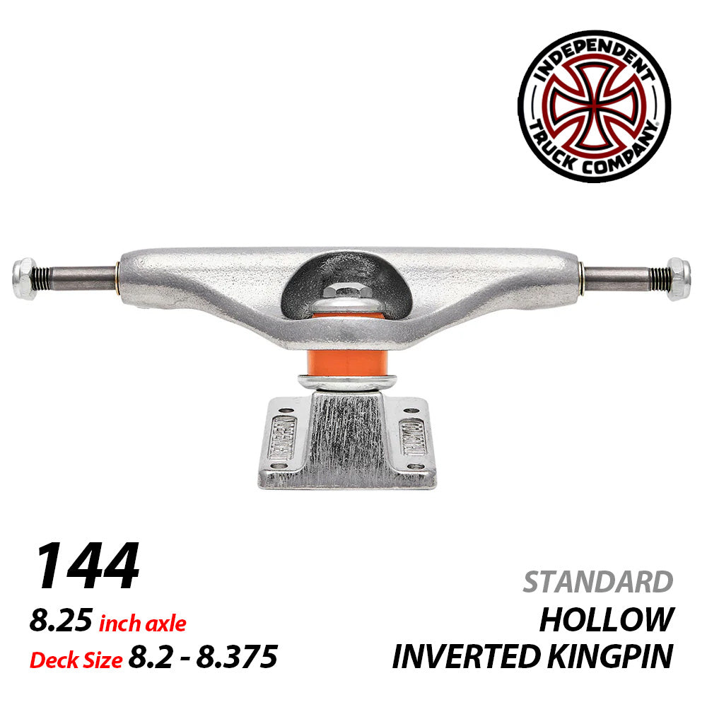 144 HOLLOW IKP BAR POLISHED SILVER STANDARD TRUCKS STAGE11