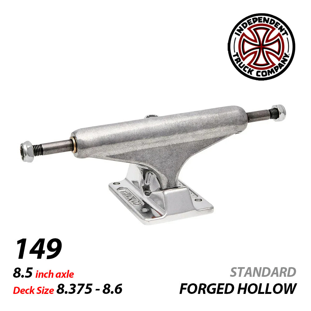 149 STAGE 11 FORGED HOLLOW SILVER STANDARD SKATEBOARD TRUCKS