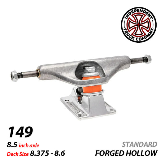 149 STAGE 11 FORGED HOLLOW SILVER STANDARD SKATEBOARD TRUCKS