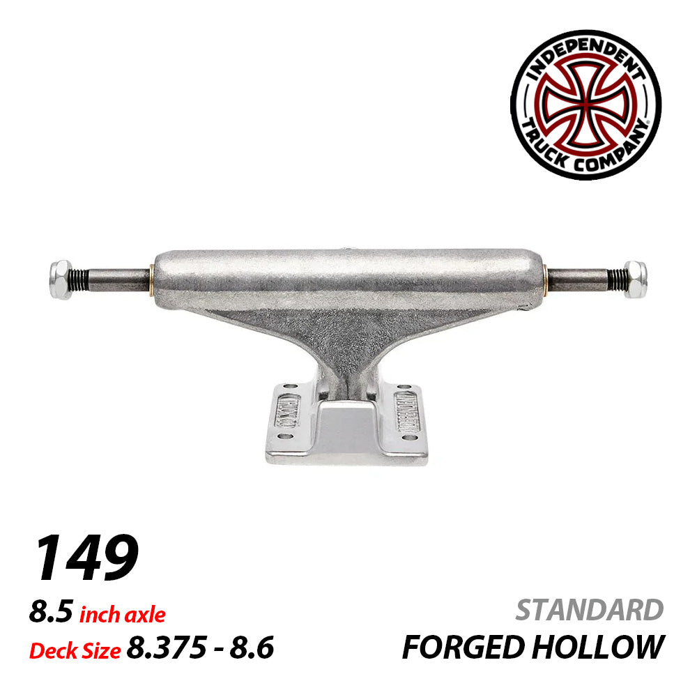 149 STAGE 11 FORGED HOLLOW SILVER STANDARD SKATEBOARD TRUCKS