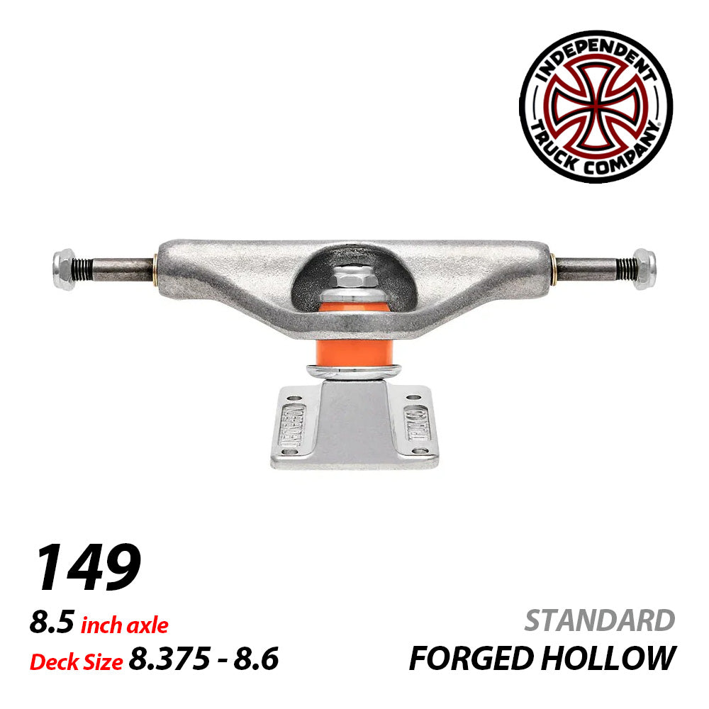 149 STAGE 11 FORGED HOLLOW SILVER STANDARD SKATEBOARD TRUCKS