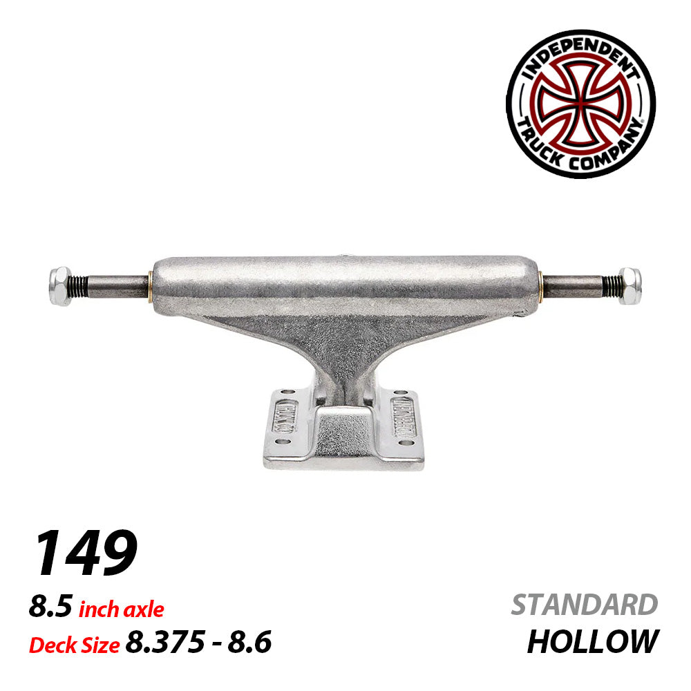 149 STAGE 11 HOLLOW SILVER STANDARD SKATEBOARD TRUCKS