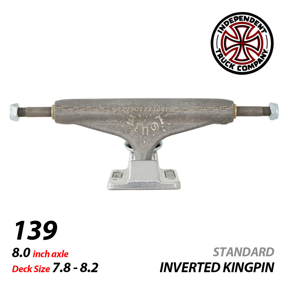 139 STAGE 11 LOUIE LOPEZ INVERTED KINGPIN TRANS BLACK STANDARD SKATEBOARD TRUCKS