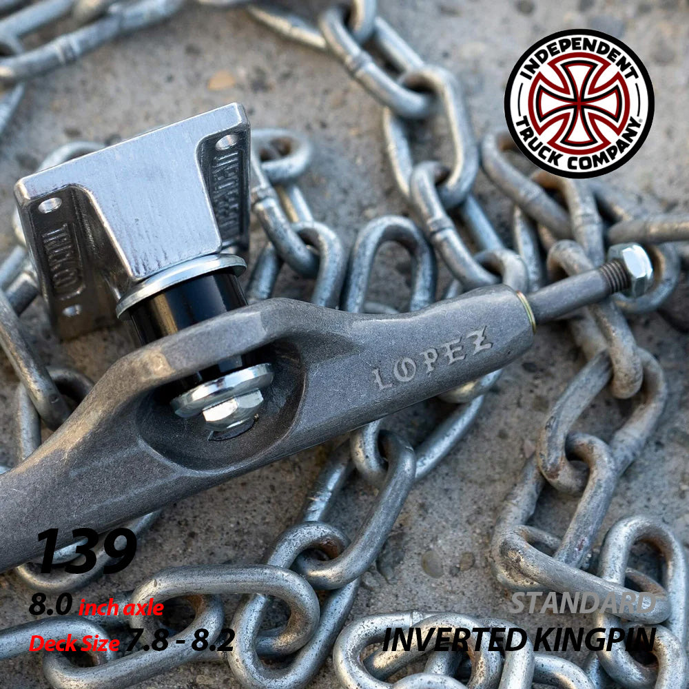 139 STAGE 11 LOUIE LOPEZ INVERTED KINGPIN TRANS BLACK STANDARD SKATEBOARD TRUCKS