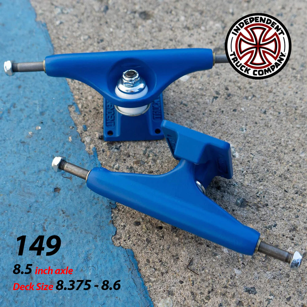 149 STAGE 11 BLUE STEEL STANDARD SKATEBOARD TRUCKS