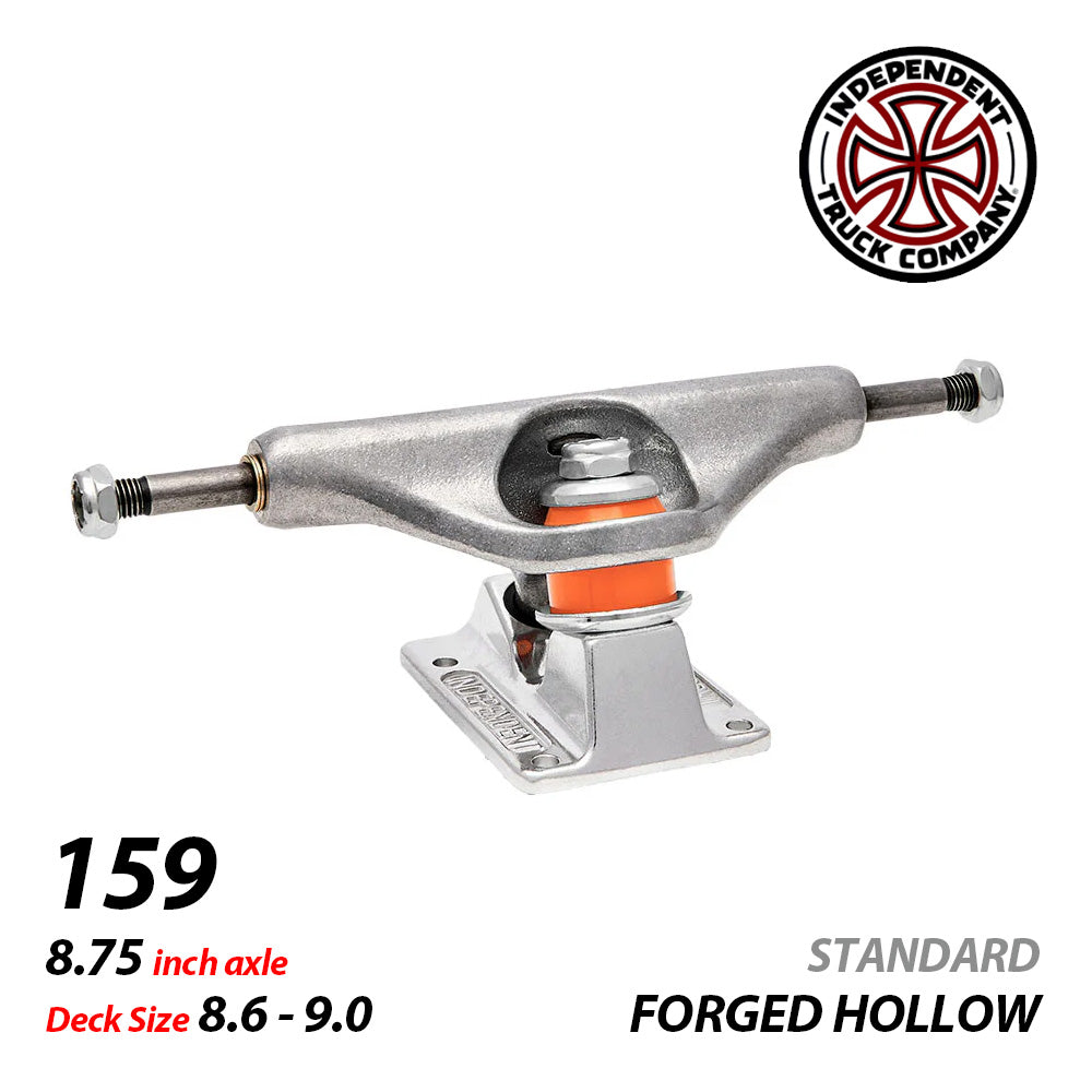 159 STAGE 11 FORGED HOLLOW SILVER STANDARD SKATEBOARD TRUCKS