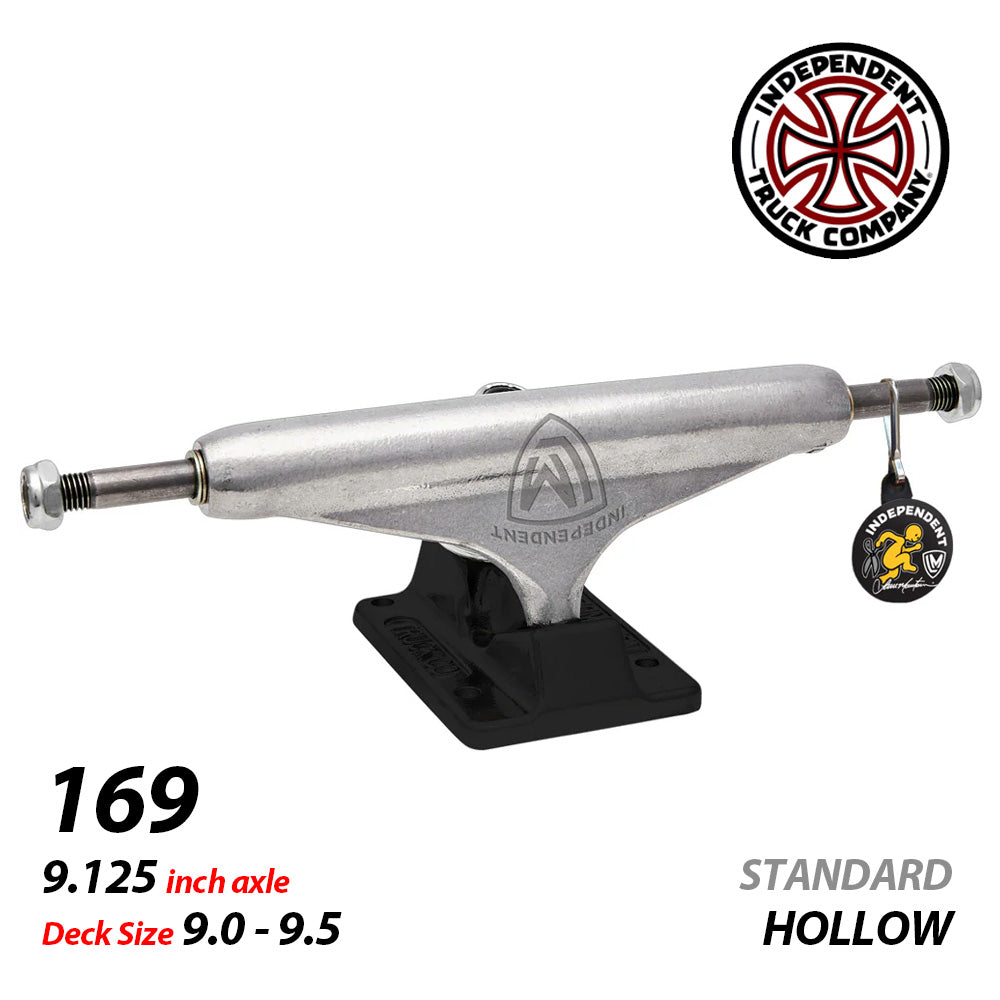 169 HOLLOW LANCE MOUNTAIN RANSOM SILVER/BLACK SKATEBOARD TRUCKS Stage11