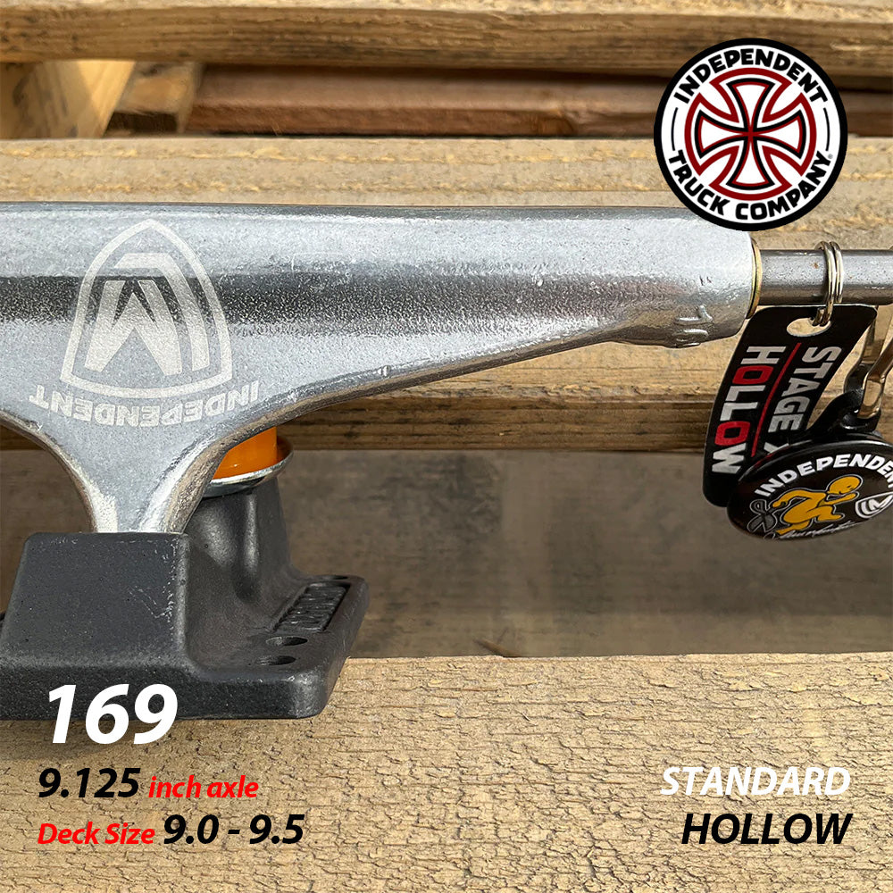 169 HOLLOW LANCE MOUNTAIN RANSOM SILVER/BLACK SKATEBOARD TRUCKS Stage11