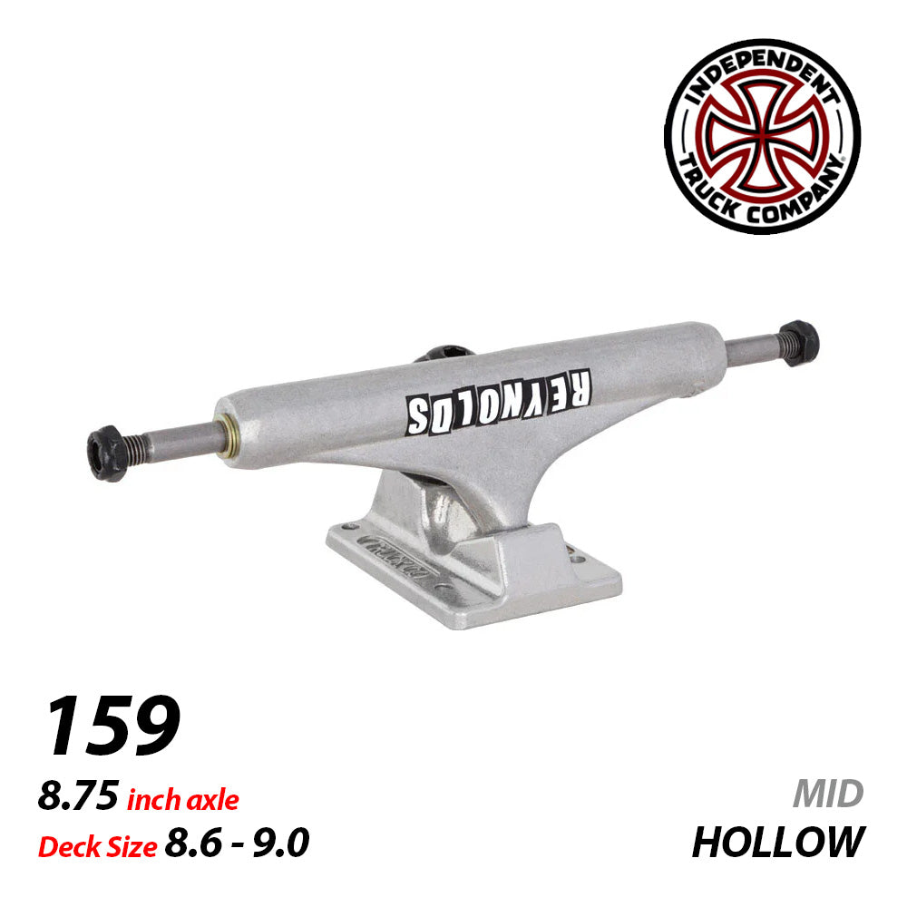 159 STAGE 11 HOLLOW REYNOLDS BLOCK SILVER MID SKATEBOARD TRUCKS