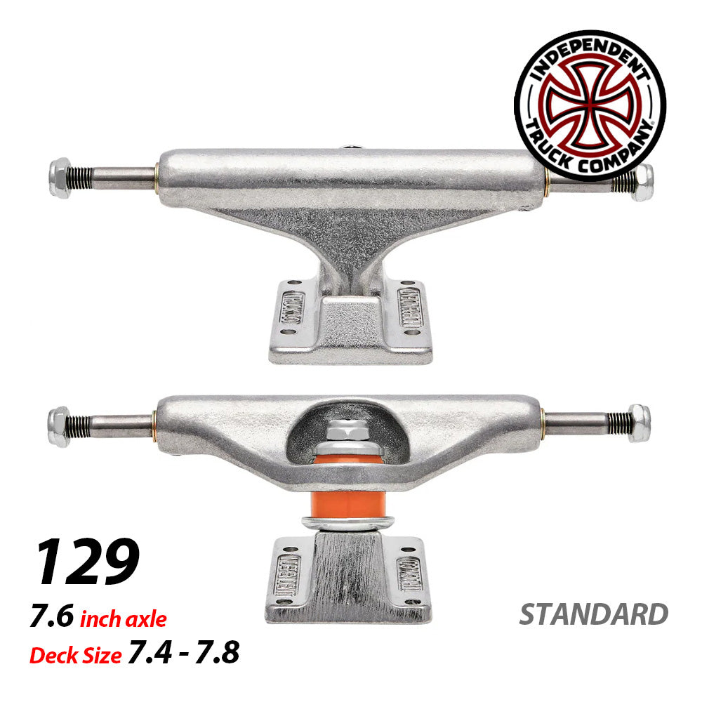 129 STAGE 11 POLISHED STANDARD SKATEBOARD TRUCKS