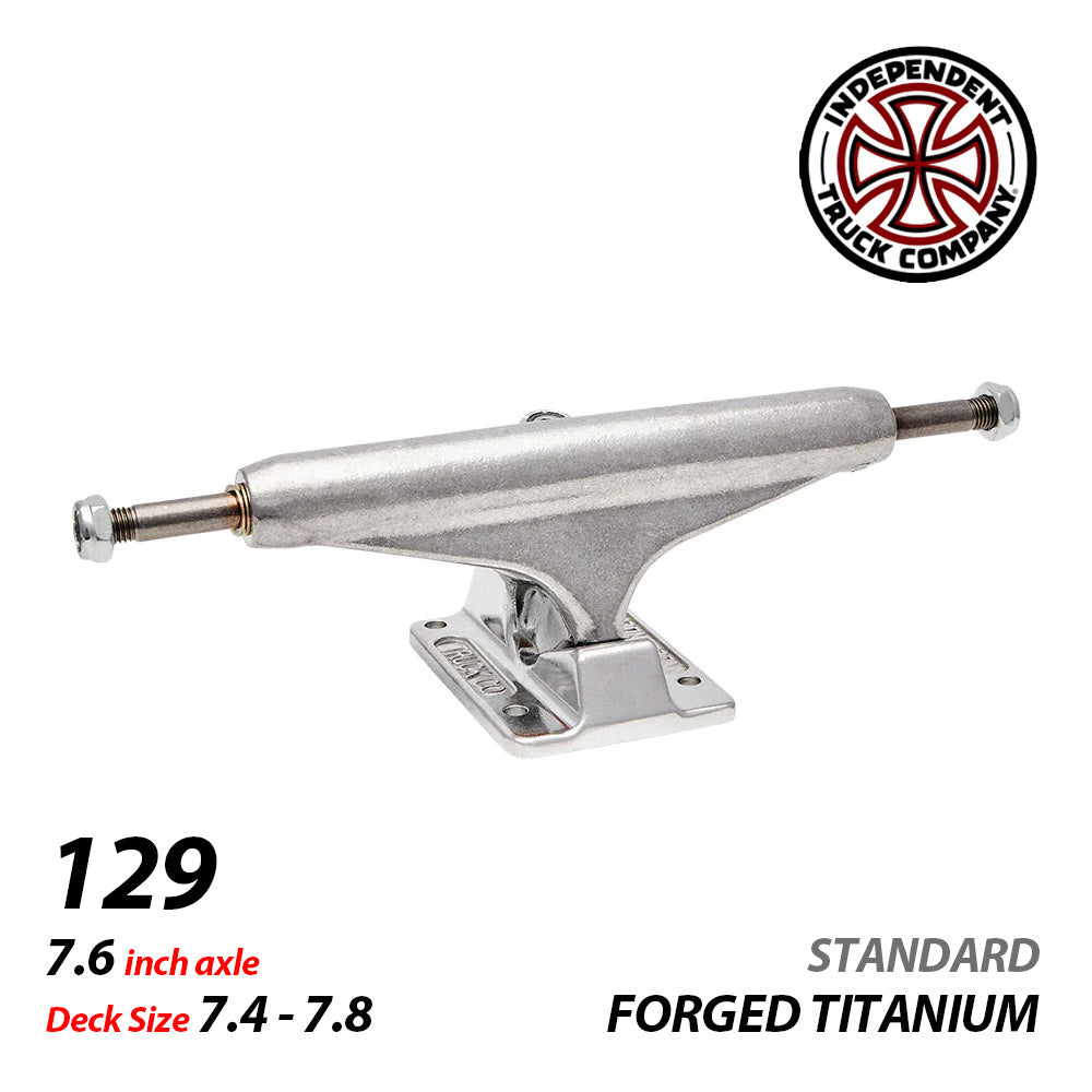 129 STAGE 11 FORGED TITANIUM STANDARD SKATEBOARD TRUCKS