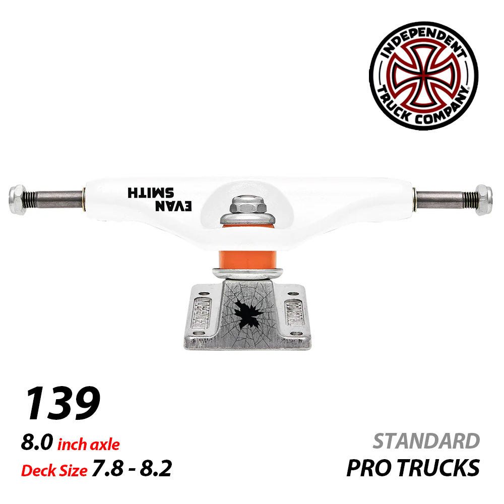 139 EVAN SMITH WHITE/SILVER STANDARD TRUCKS STAGE11