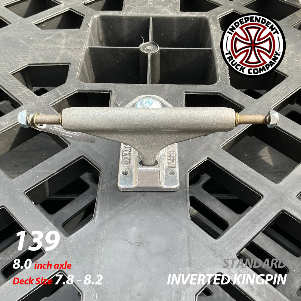 139 IKP STEEL GREY/SILVER STANDARD SKATEBOARD TRUCKS STAGE11