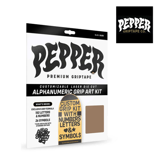 PEPPER ALPHANUMERIC CUSTOM GRIPTAPE KIT ペッパーグリップテープ