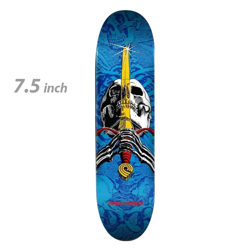 POWELL PERALTA SKULL&SWORD 7.5 BLUE