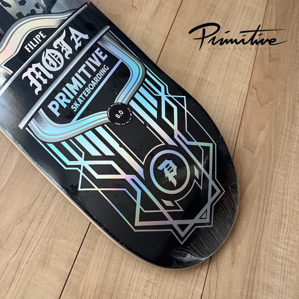 PRIMITIVE FILIPE MOTA LYNX SPECTRA DECK BLACK - 8.0 選べるデッキテープ