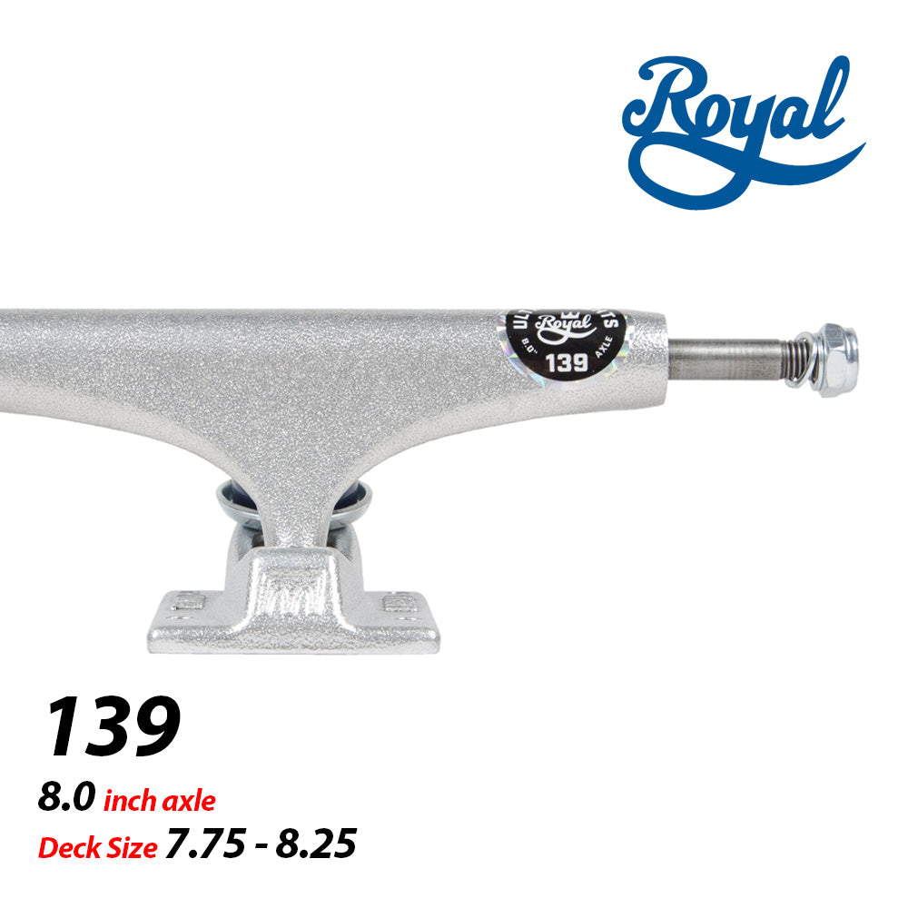 139 ROYAL TRUCKS - THE ROYAL ULTRA LIGHTS RAW SILVER