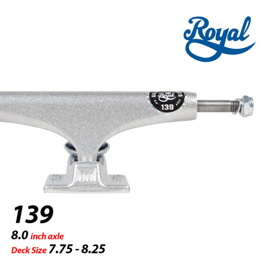 139 ROYAL TRUCKS - THE ROYAL ULTRA LIGHTS RAW SILVER