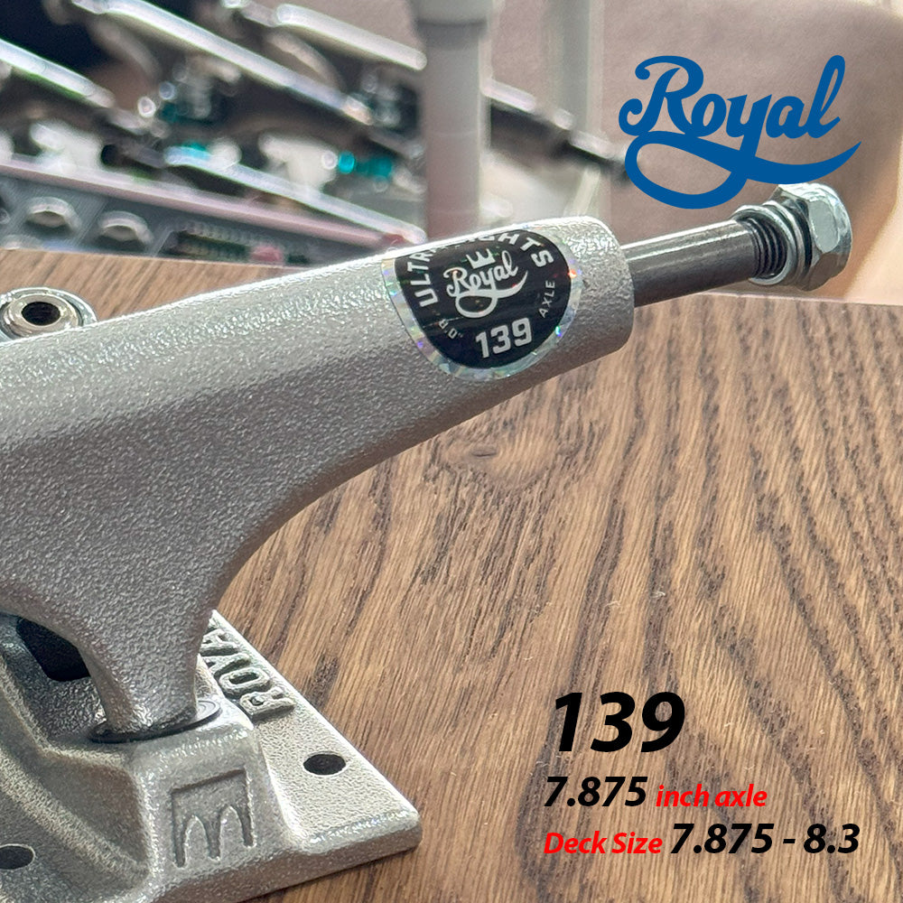 139 ROYAL TRUCKS - THE ROYAL ULTRA LIGHTS RAW SILVER