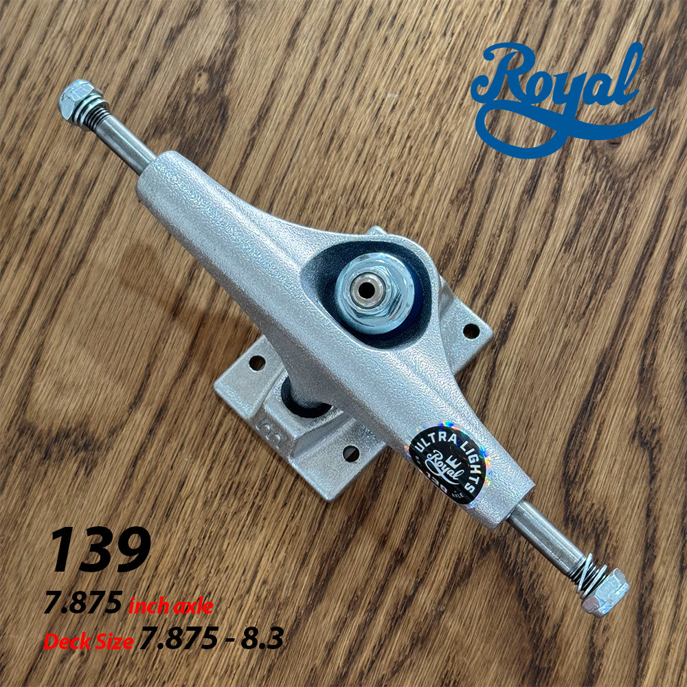 139 ROYAL TRUCKS - THE ROYAL ULTRA LIGHTS RAW SILVER