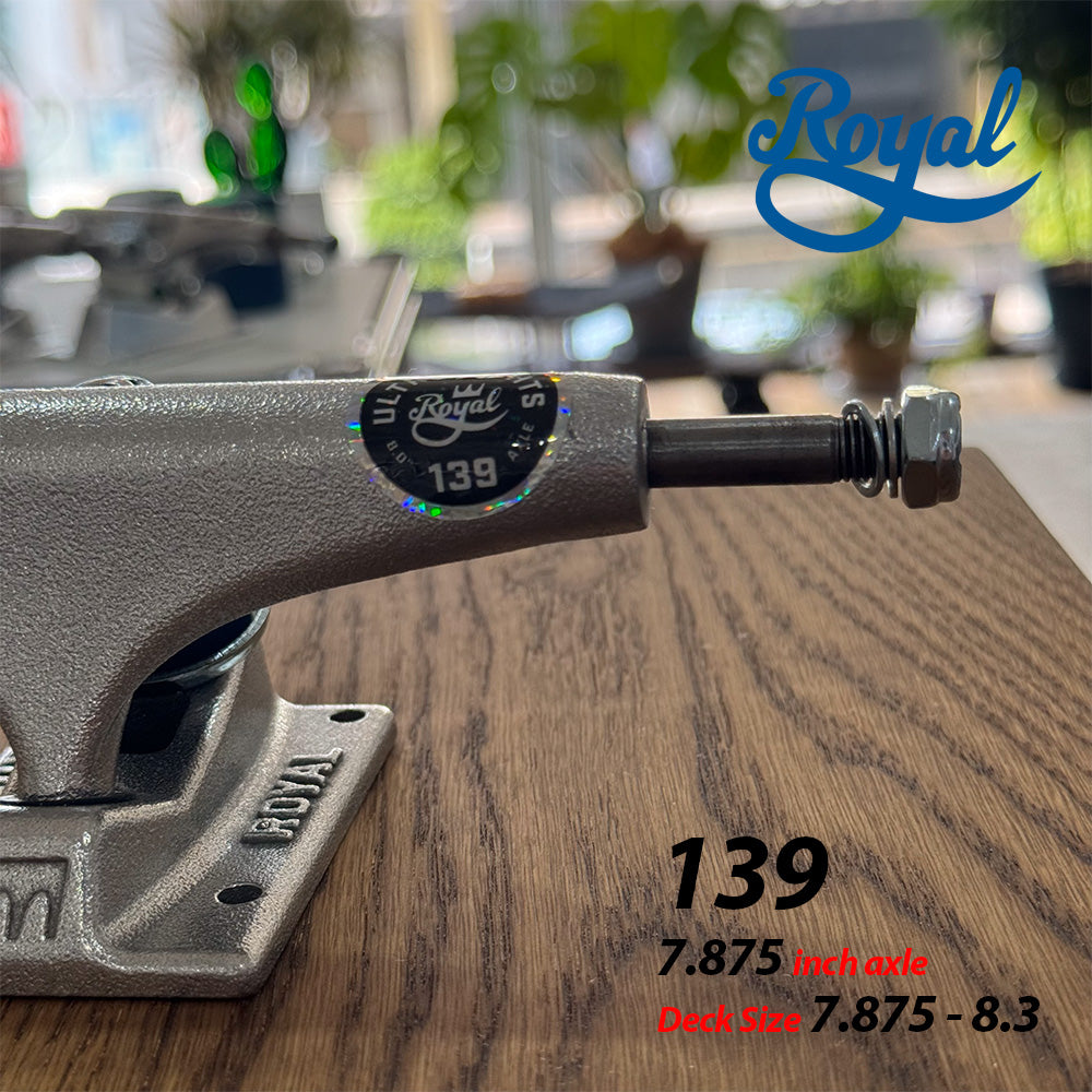 139 ROYAL TRUCKS - THE ROYAL ULTRA LIGHTS RAW SILVER