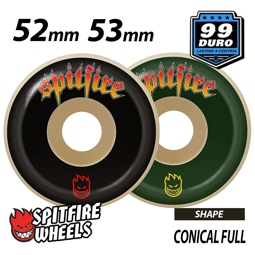 SPITFIRE F4 99D VENOM SCRIPT CONICAL FULL 52mm 53mm