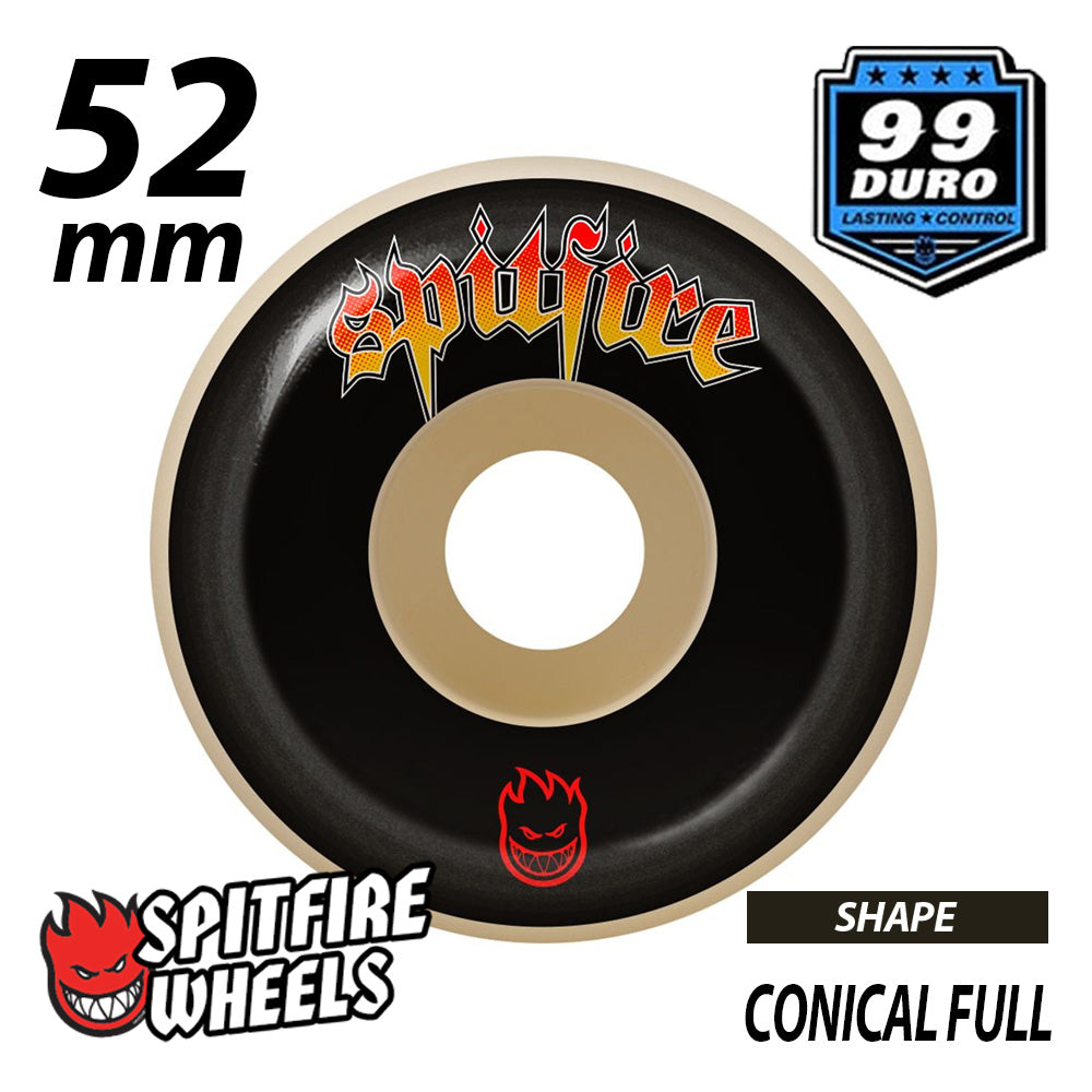 SPITFIRE F4 99D VENOM SCRIPT CONICAL FULL 52mm 53mm