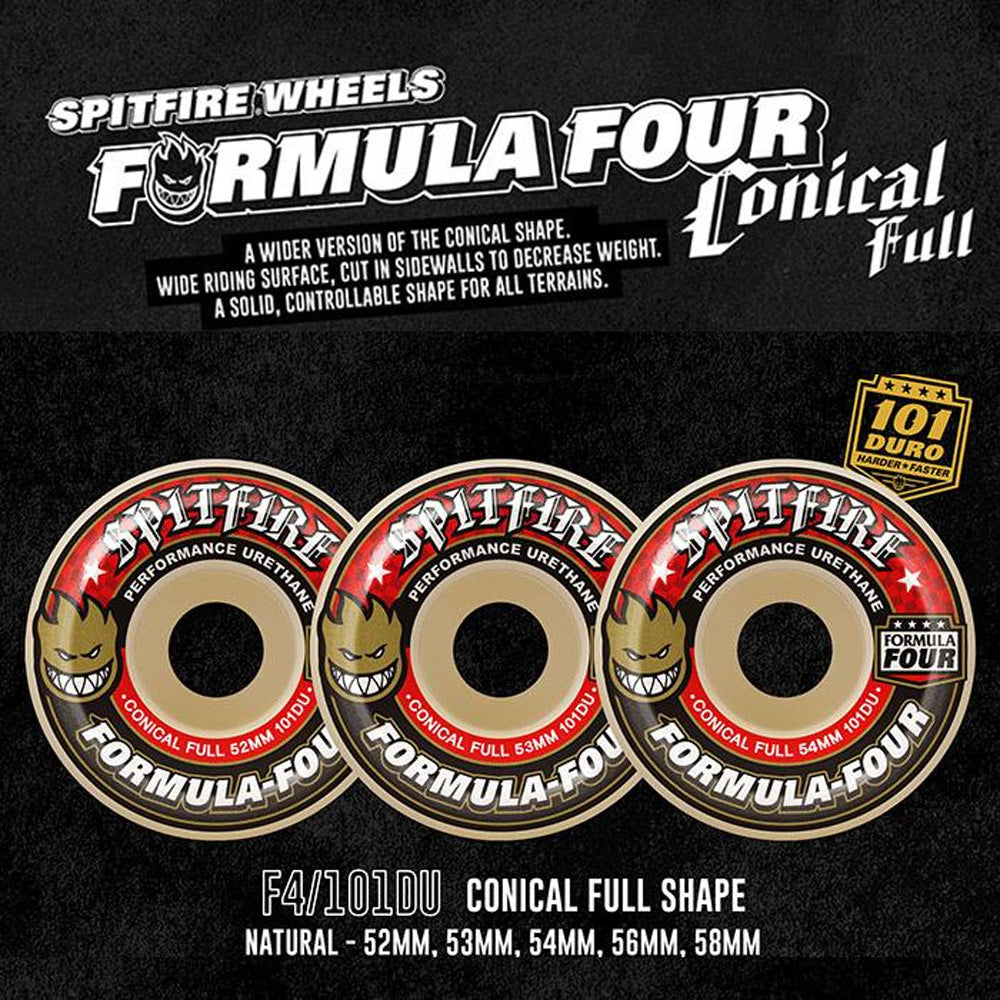 SPITFIRE F4 101D CONICAL FULL 52mm 53mm 54mm