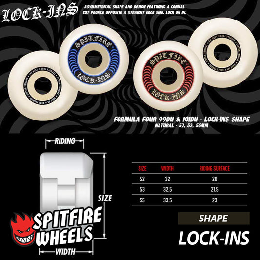 SPITFIRE F4 99D LOCK-INS 52mm 53mm