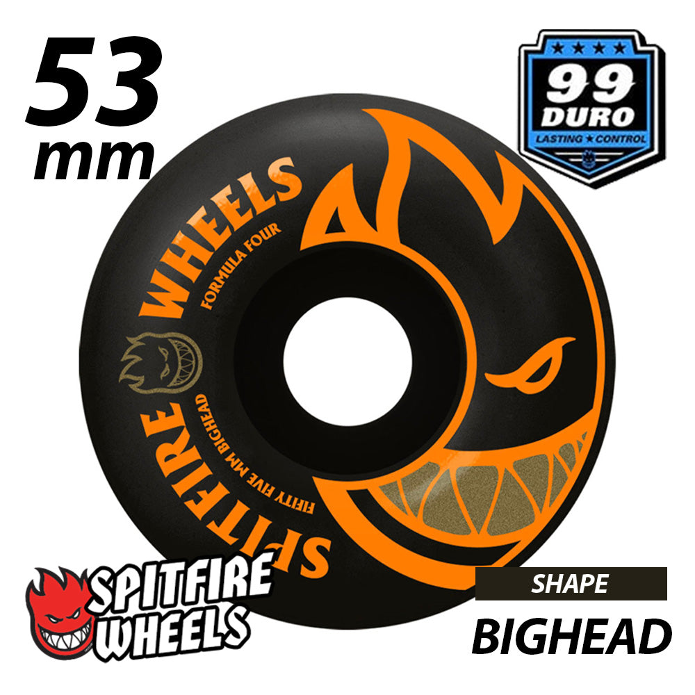 SPITFIRE F4 99D DEVILS NIGHT BIGHEAD BIGHEAD SHAPE 53mm 55mm