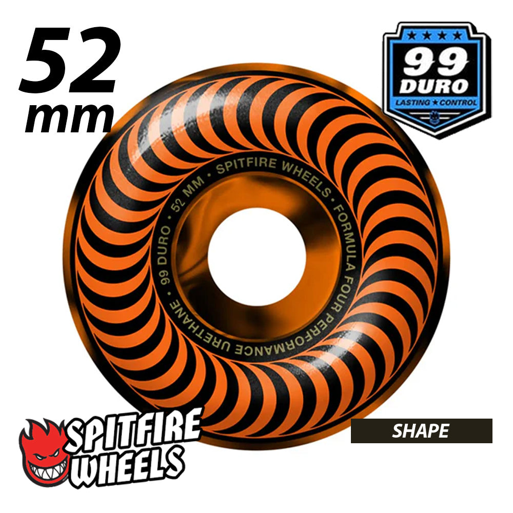 SPITFIRE F4 99D DEVILS NIGHT CLASSIC SWIRL CLASSIC SHAPE 52mm 54mm