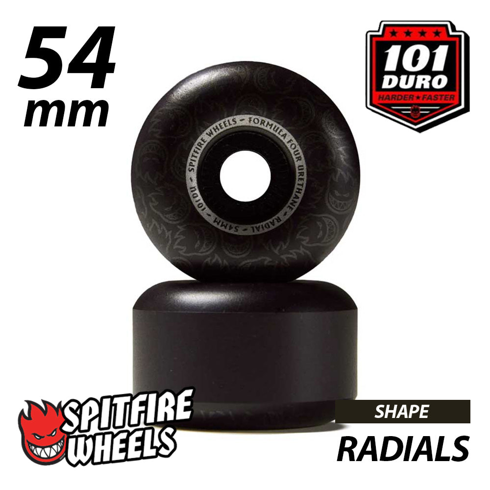 SPITFIRE F4 101D BLACK OUT RADIAL 52mm 54mm 58mm
