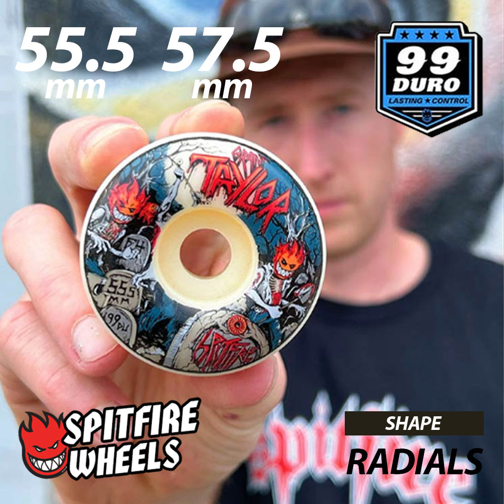 SPITFIRE F4 99D GRANT TAYLOR UNDED RADIALS 55.5mm 57.5mm