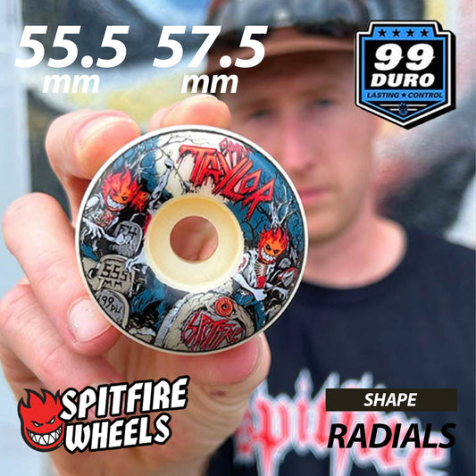 SPITFIRE F4 99D GRANT TAYLOR  UNDED RADIALS 55.5mm 57.5mm