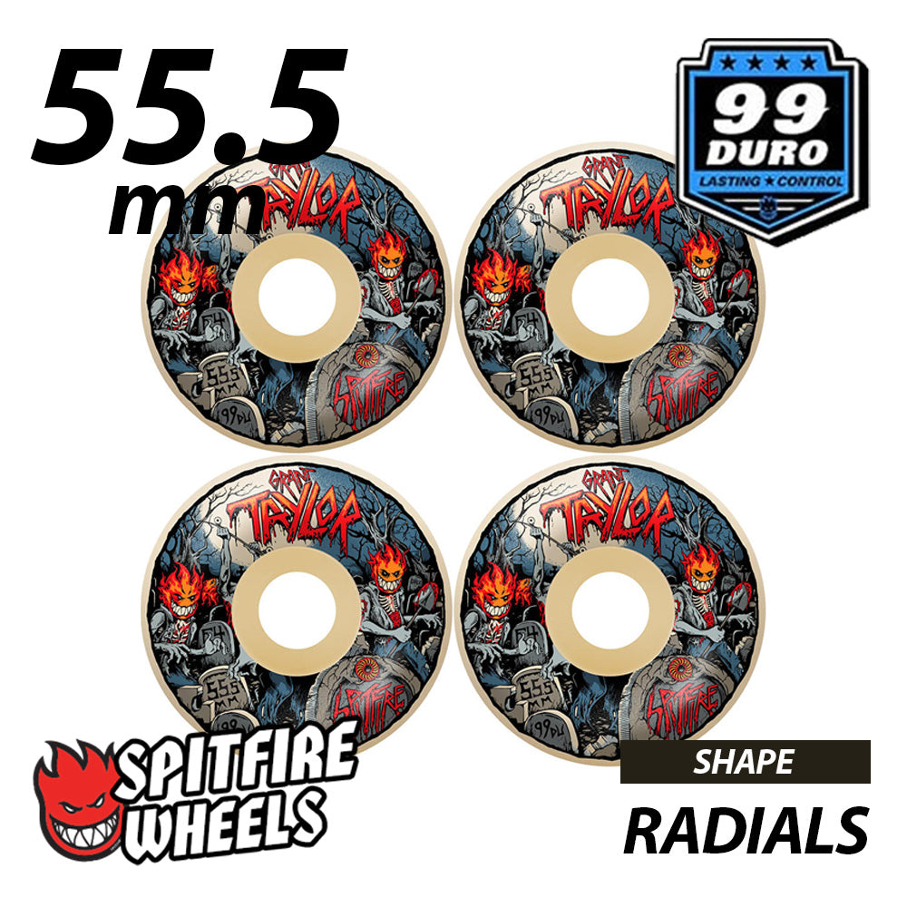 SPITFIRE F4 99D GRANT TAYLOR UNDED RADIALS 55.5mm 57.5mm