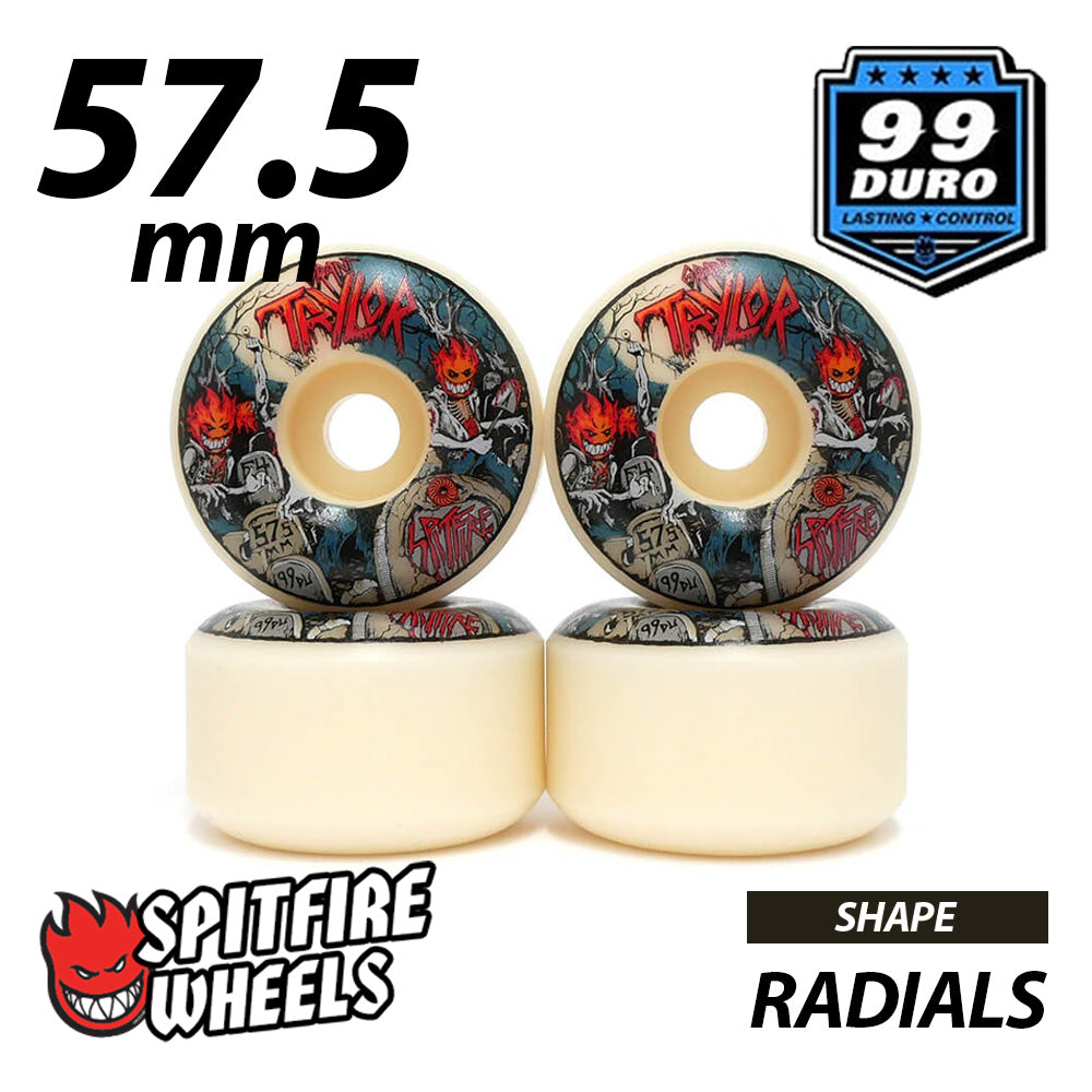 SPITFIRE F4 99D GRANT TAYLOR UNDED RADIALS 55.5mm 57.5mm
